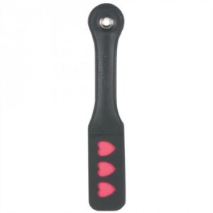 12 Inch Leather Impression Paddle - Heart