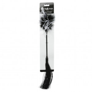 Sex and Mischief Whip and Tickler - Black