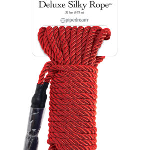 Fetish Fantasy Series Deluxe Silky Rope - Red