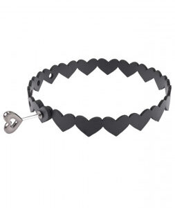 Heart Day Collar - Black