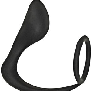 Commander Prostate Pleaser Cockring - Black
