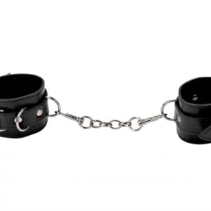Leather Cuffs for Hands and Ankles - Black